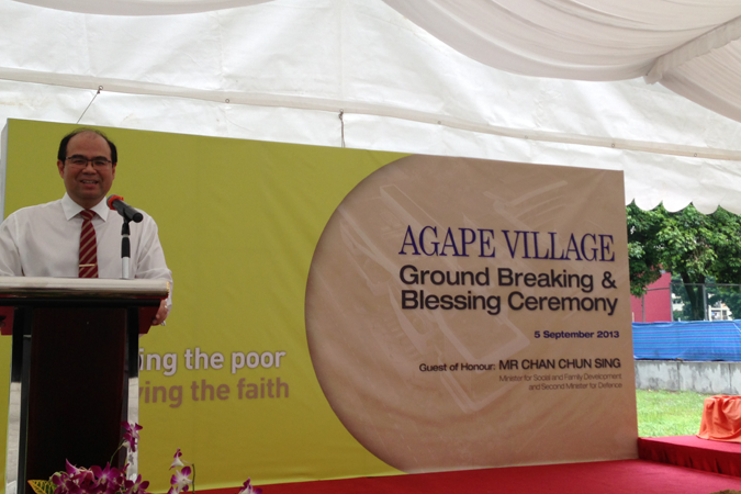 Agape Village Group Breaking Ceremony