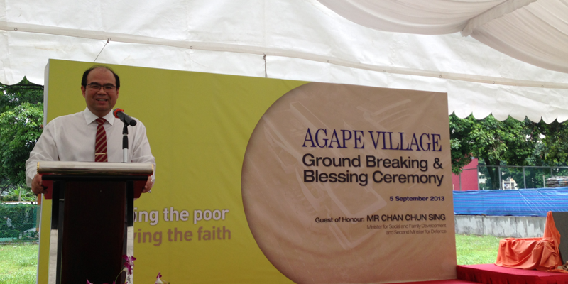 Agape Village Group Breaking Ceremony
