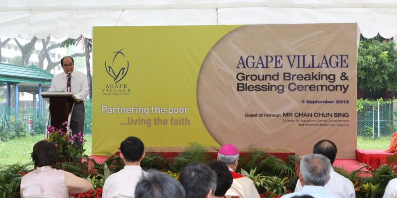 Agape Village Group Breaking Ceremony